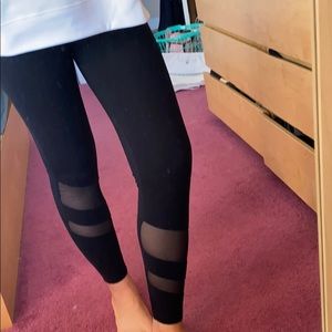 Super comfy high waisted mesh leggings!
